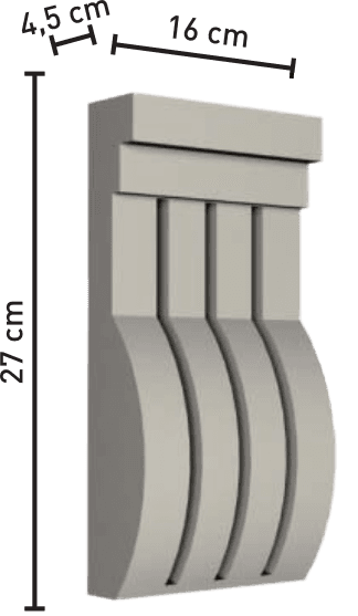 Profil decorativ AKT-03