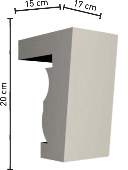 Profil decorativ AKT-04